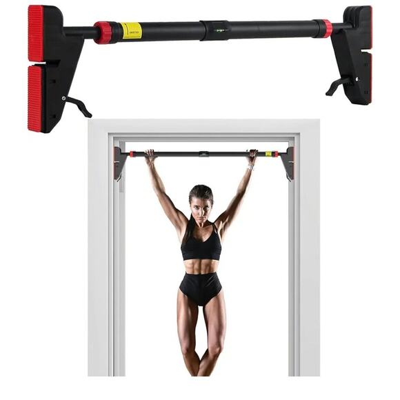 FICTOR Door Pull Up Bar For Doorway, Strength Training Equipment, Adjustable New - Picture 1 of 6